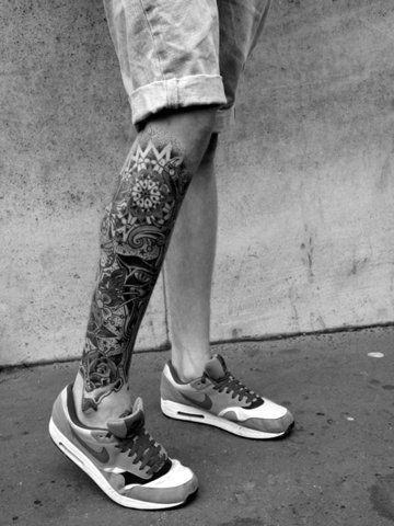 Polynesian maorí,Free hand Half leg. Done at Mystyle Tatto… | Flickr
