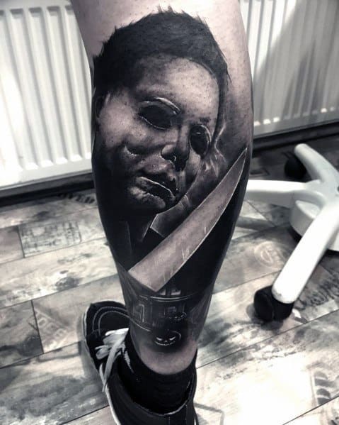 Ugliest Tattoos  michael myers  Bad tattoos of horrible fail situations  that are permanent and on your body  funny tattoos  bad tattoos   horrible tattoos  tattoo fail  Cheezburger