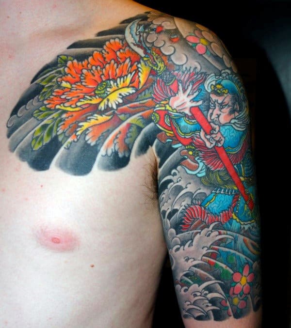 Legendary Japanese Sleeve Tattoo For Males