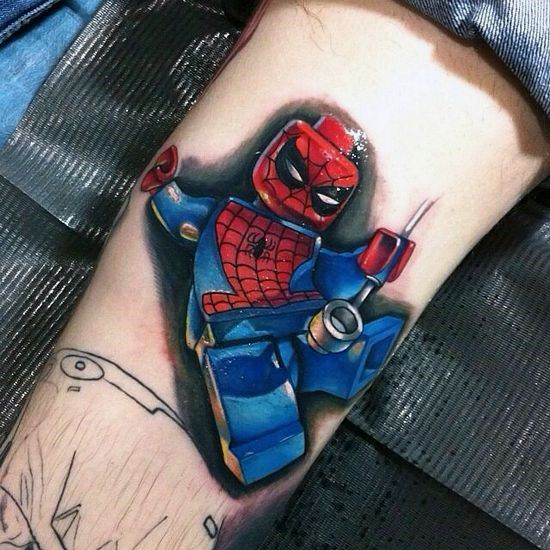 60 Lego Tattoo Designs For Men - Toy Building Block Ink Ideas