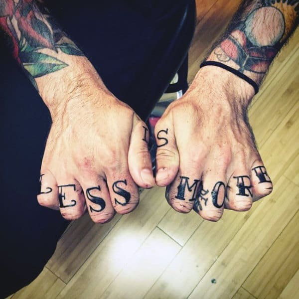 Buy Knuckles Old Letters Temporary Tattoo  Knuckles Temporary Online in  India  Etsy