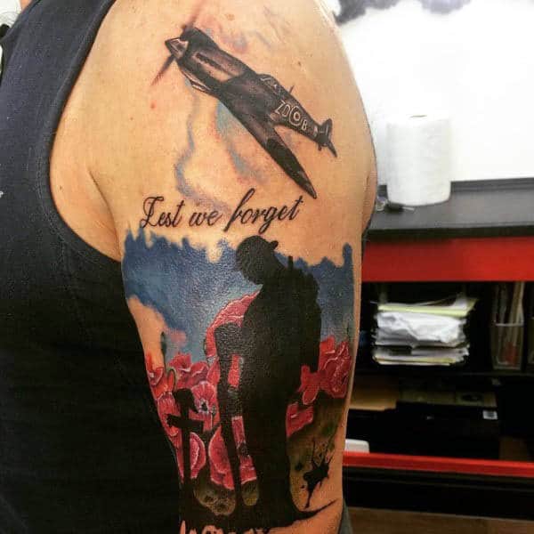 Lest we forget tattoo
