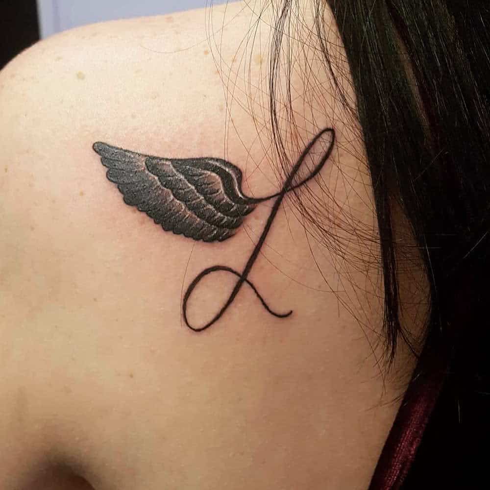 lettering-small-angel-wing-tattoo-justfrustratedtattoos