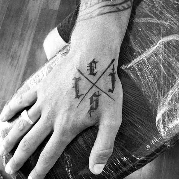 Männer kleine hand tattoos Tattoo Männer
