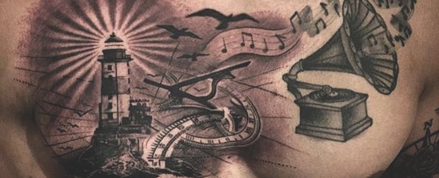 100 Lighthouse Tattoo Designs for Men
