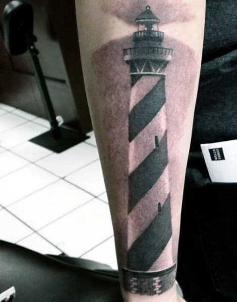 Lighthouse Tattoo Inspiration For Men