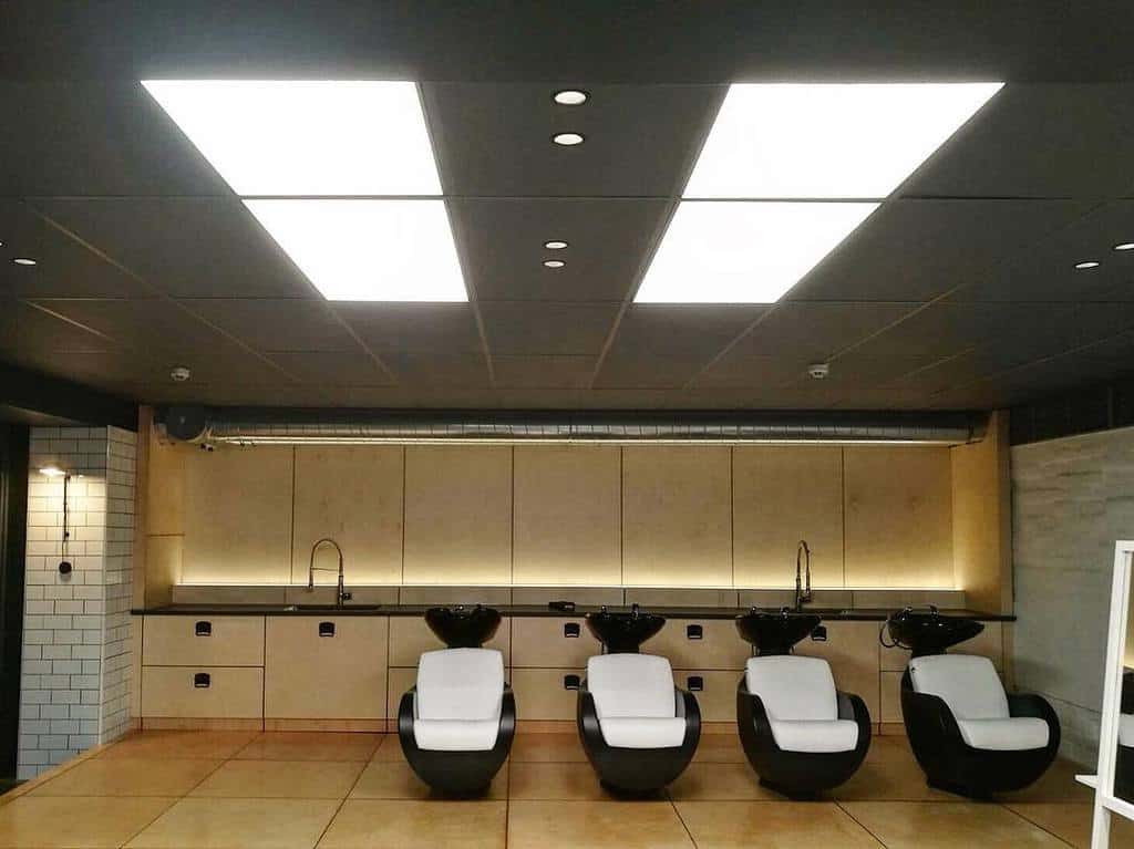 lighting low basement ceiling salon 