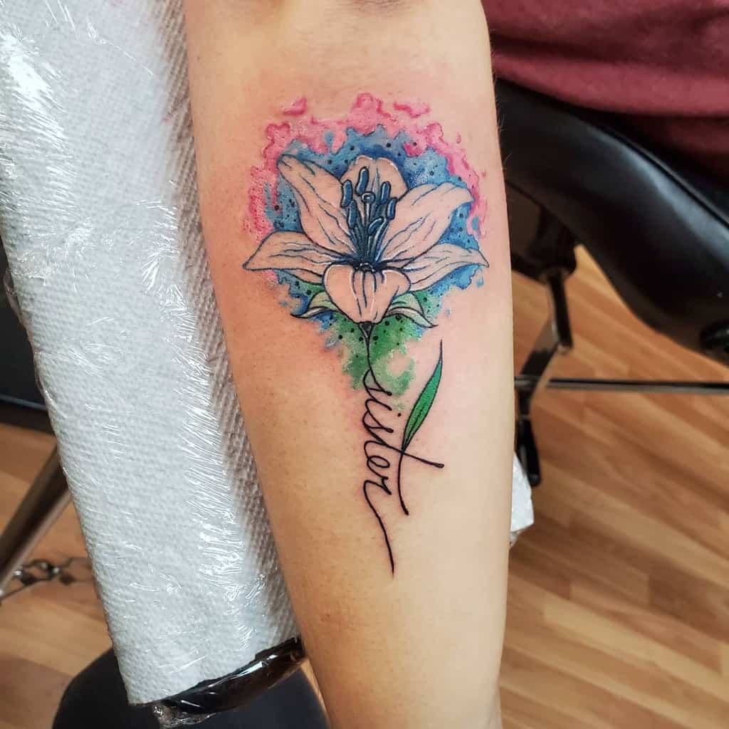lily-lotus-watercolor-sister-tattoo-tarahblecreations