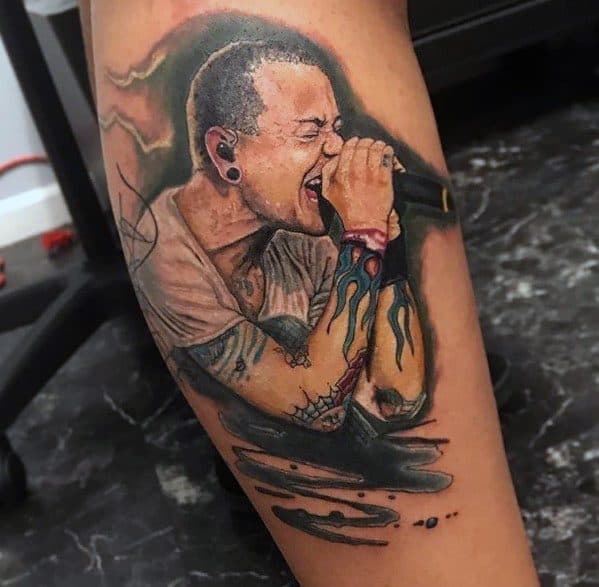 Linkin Park Male Tattoos On Arm