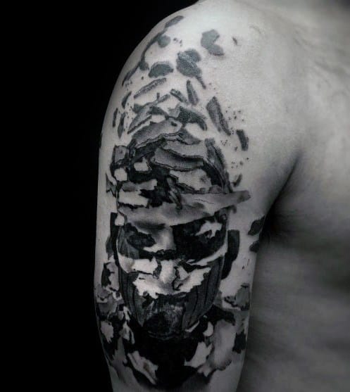 Linkin Park Tattoo Design Ideas For Men Abstract Arm