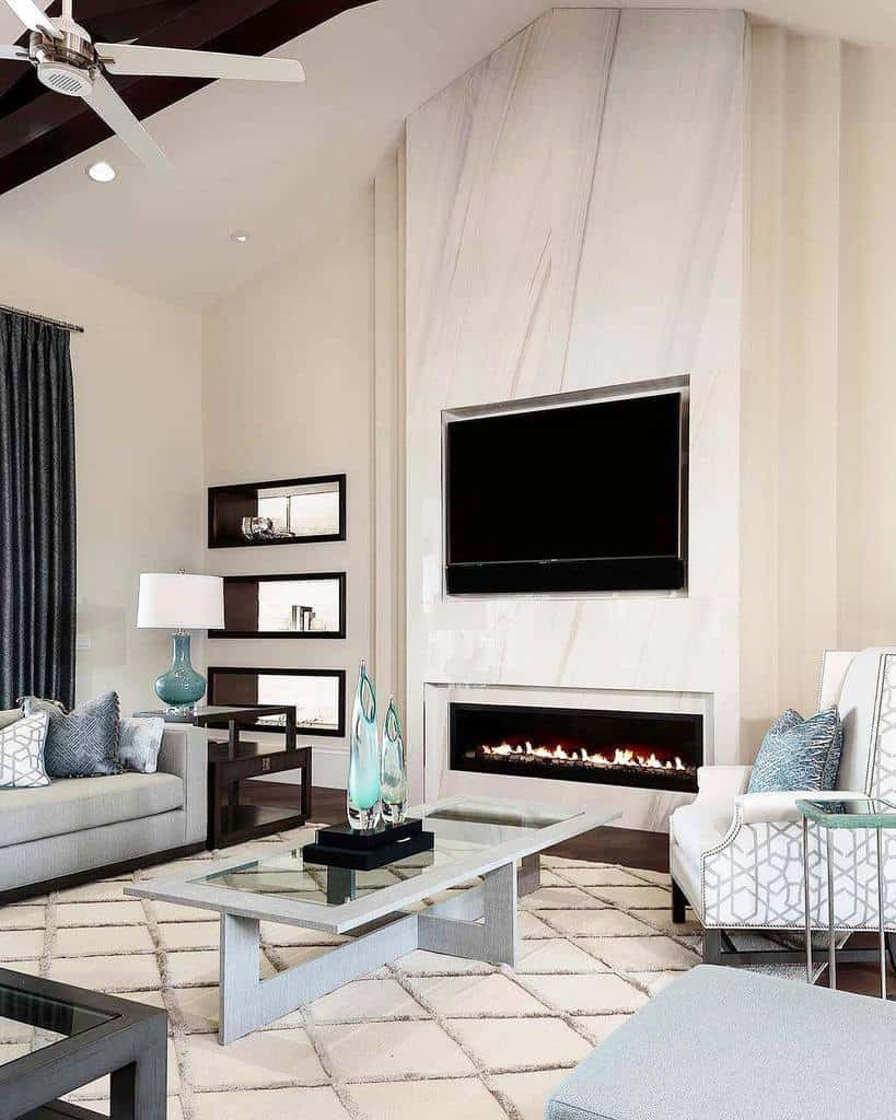 The Top 90 Fireplace Wall Ideas