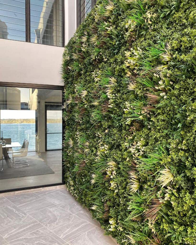 living wall vertical garden outdoor patio