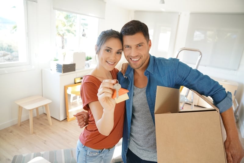 look for suitable homes together to help moving in together go smoothly