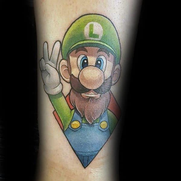 Luigi Tattoo Inspiration For Men
