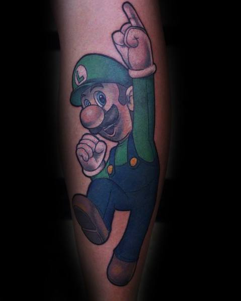 Luigi Tattoos For Men