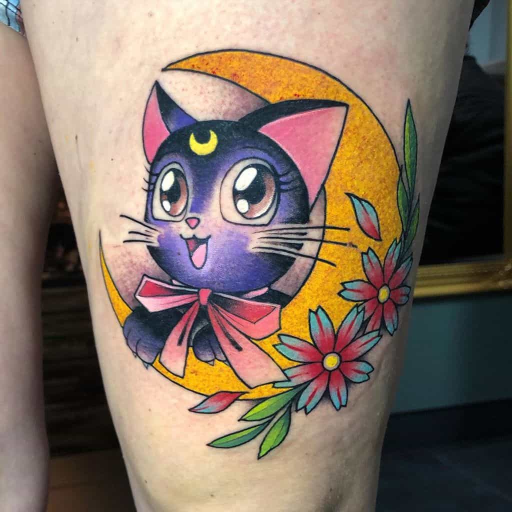 Luna Sailor Moon Tattoo
