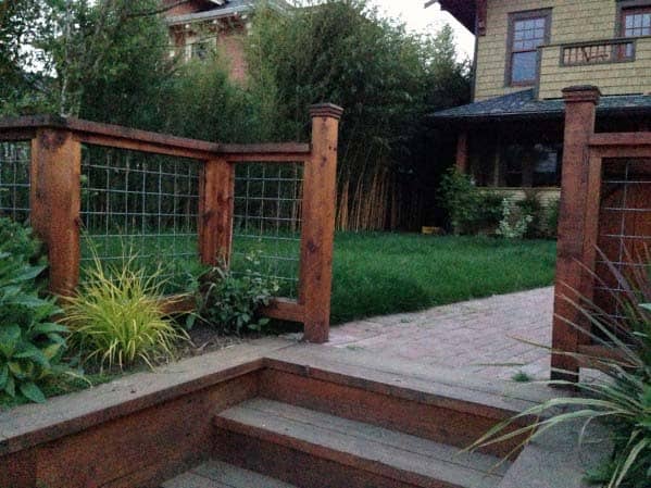 Luxury Front Yard Fence Ideas Wood And Metal Wire