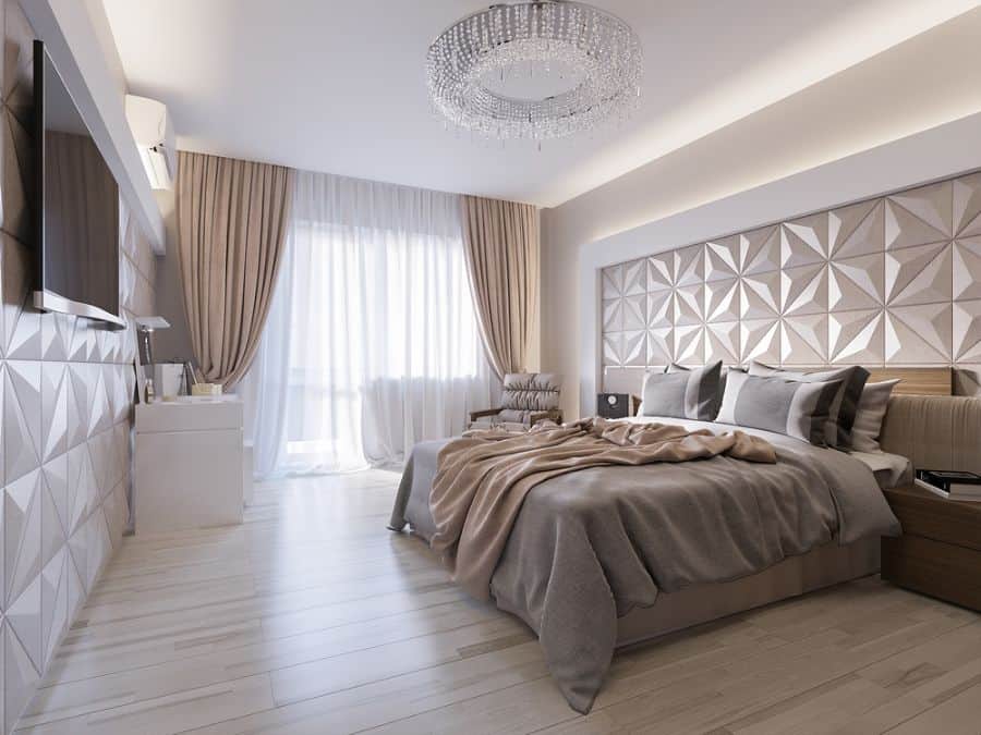 large luxury romantic bedroom 