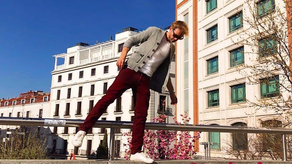 Madrid Casual Red Pants Mens Wear