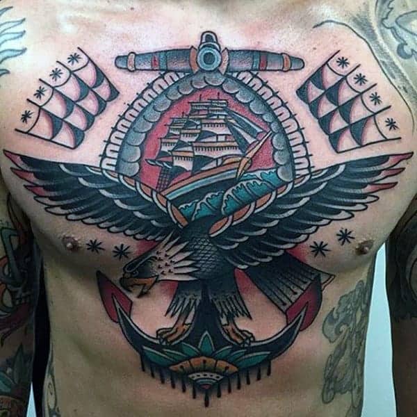 majestic-eagle-tattoo-traditional-mans-chest