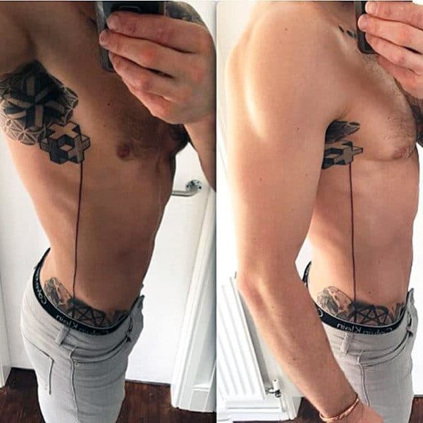 Leg Splitting Tattoos These Armpit Tattoos Take Ink Art to Another Level