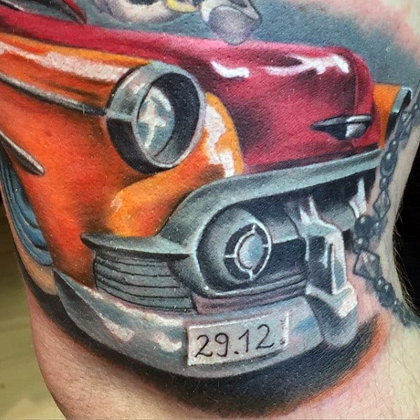 70 Hot Rod Tattoo Designs for Men [2023 Inspiration Guide]