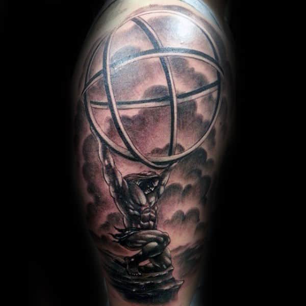 Any Greek mythology fans Atlas tattoo done by Joe over at Relic Tattoos PA   rtattoos