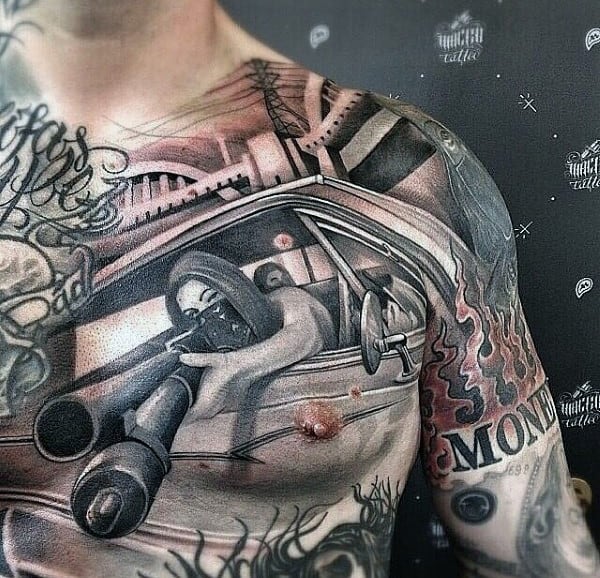 100 Manly Tattoos For Men - Masculine Ink Design Ideas