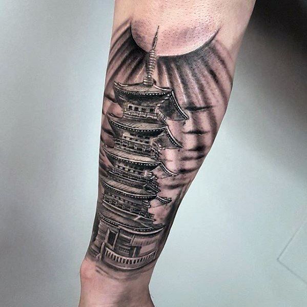 15 Splendid Pagoda Tattoos  Tattoodo