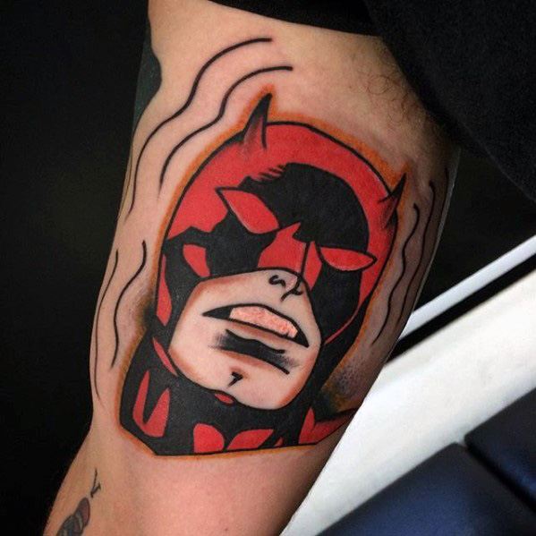 Male Daredevil Tattoo Ideas