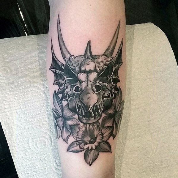 male-dragon-skull-tattoo-ideas