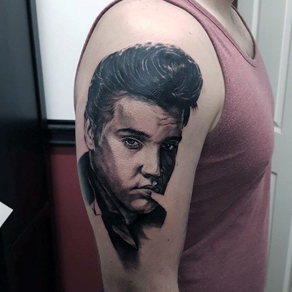 Male Elvis Presley Tattoo