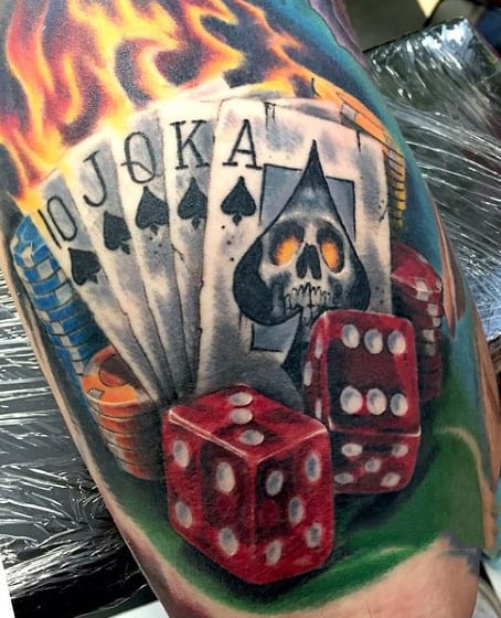 30 Best Dice Tattoo Designs To Try With