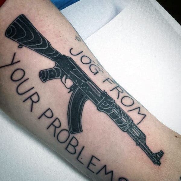 Share 99 about assault rifle tattoo unmissable  indaotaonec