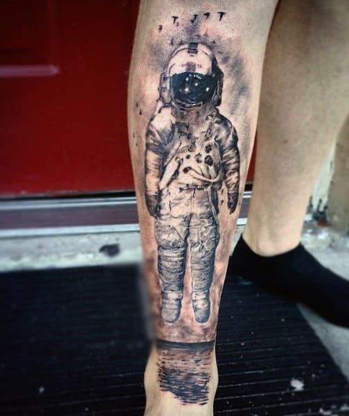 100 Astronaut Tattoo Designs For Men - Spaceflight Ideas