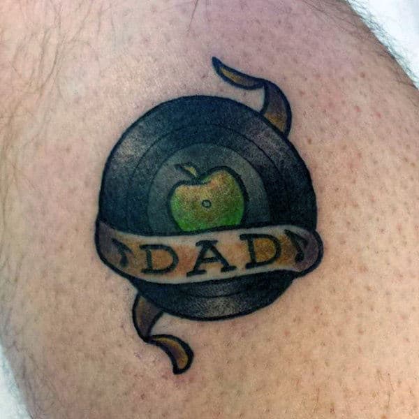 Male Forearms Unique Dad Tattoo