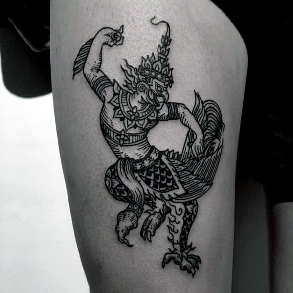 Male Garuda Tattoo Ideas