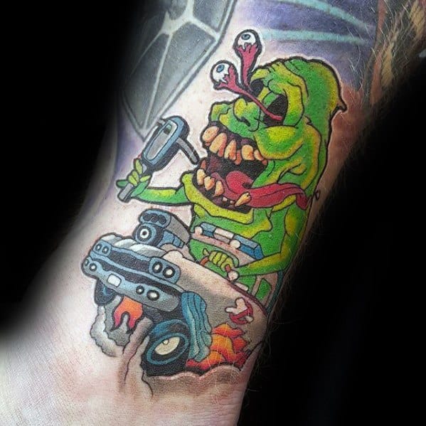 60 Ghostbusters Tattoo Designs For Men  Movie Ink Ideas
