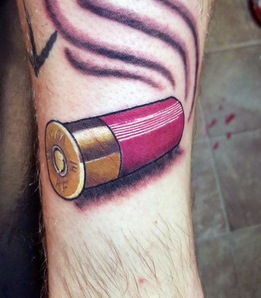 80 Shotgun Tattoo Ideas For Men - Firearm Designs
