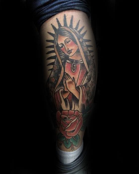 50 Guadalupe Tattoo Designs For Men - Blessed Virgin Mary Ink Ideas