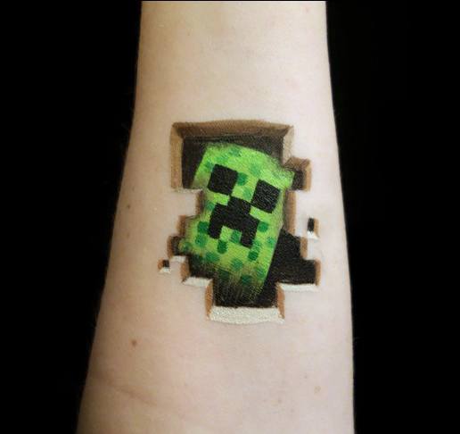 Hello I want a minecraft Tattoo  Something small and cute i have an  idea but im not quit sure Let me hear your opinion   rMinecraft