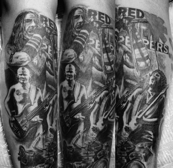 Male Red Hot Chili Peppers Tattoos