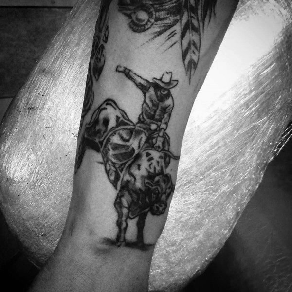 Male Rodeo Themed Tattoos