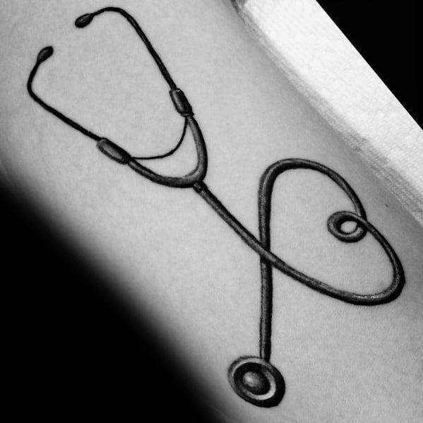 Male Stethoscope Themed Tattoos