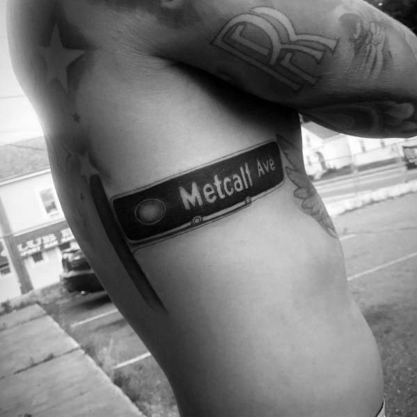 30 Street Sign Tattoo Ideas For Men  Navigational Designs  Tattoos Half  sleeve tattoos for guys Street tattoo