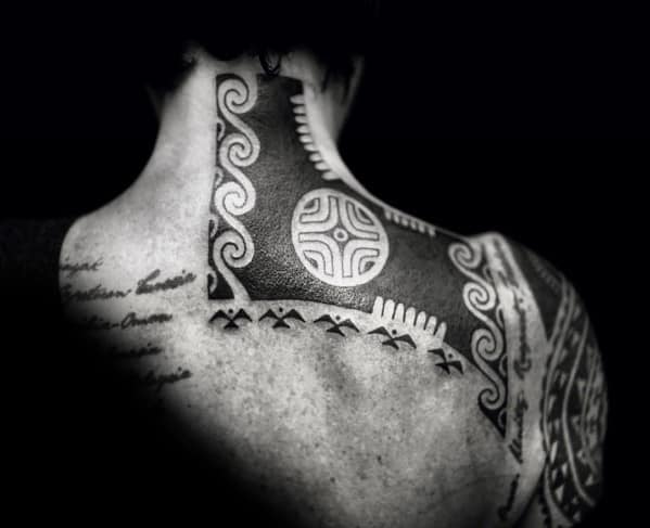 40 Cool Tribal Neck Tattoos For Men