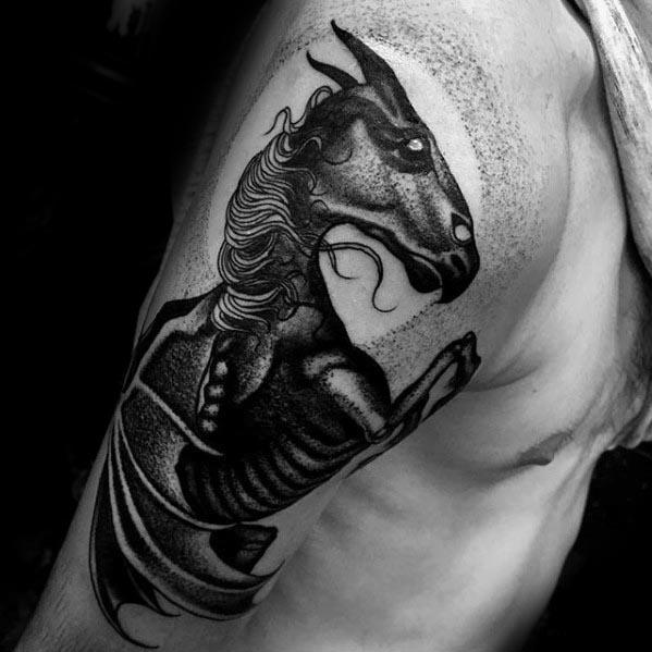 Male Thestral Tattoo Ideas