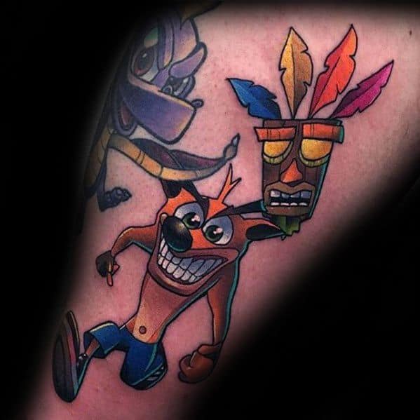 Crash bandicoot burbuga. #zongeek  Crash bandicoot tattoo, Crash