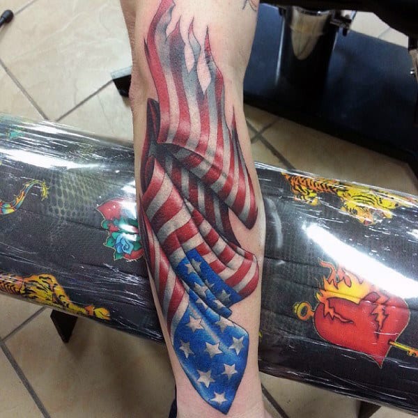 tattoo  skulloholic  Tops  Tshirt Patriot One Nation Under God  Poshmark