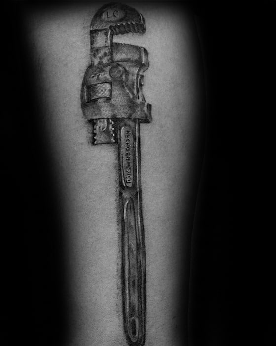 60 Wrench Tattoo Designs For Men - Tool Ink Ideas